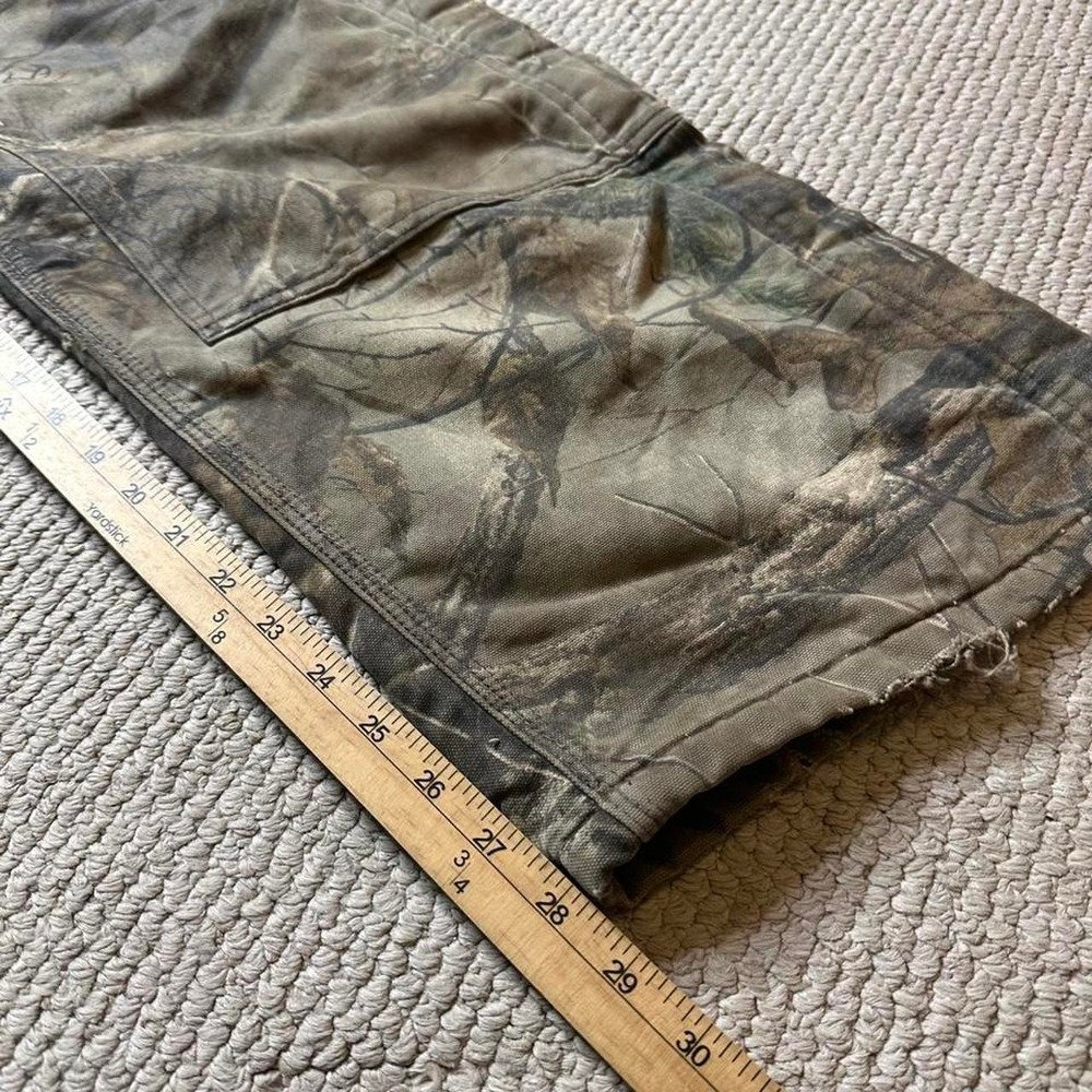 Y2K Vintage 2000s Workwear Streetwear Camo Carhartt overall - Picture 8 of 8